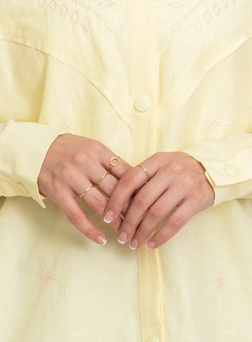 Pastel Yellow Design 71931 Shirt - Khotwh
